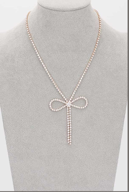 Twinkle Bow - Necklace
